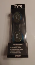 TYR Vecta Racing Mirrored  Swimming Sport  Goggles  Black  NEW