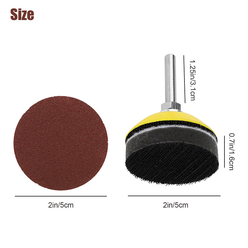 300PCS Sanding Discs Pad Kit for Drill Grinder Rotary Tools + Backing