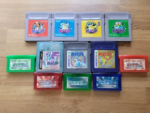 Pokemon Games GB GBC GBA cartridge only Japanese ver. *Cleaned/Tested* US SELLER