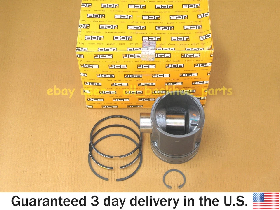 JCB BACKHOE GENUINE JCB PISTON KIT STD. TURBO 4 PC (PART# 320/09211 A 320/09249) - Image 2 of 4