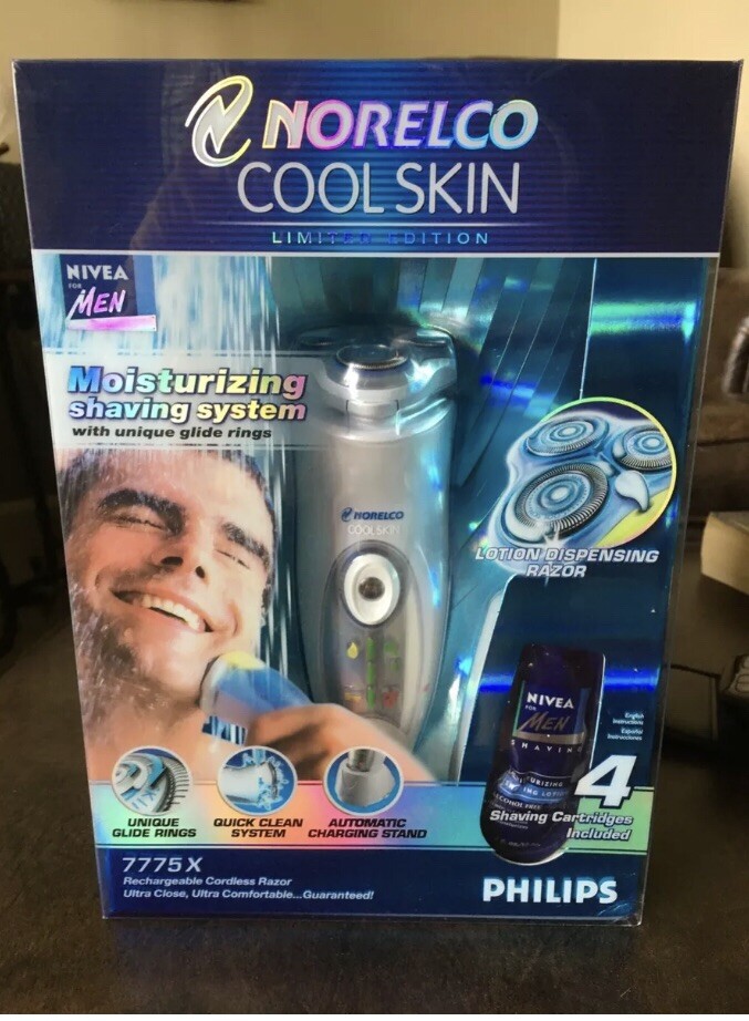 Philips Norelco Cool Skin 7775X Moisturizing Shaving System 