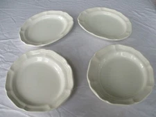 Mikasa French Countryside F9000 8" White Salad Lunch Plate Lot Of 4 Excellent