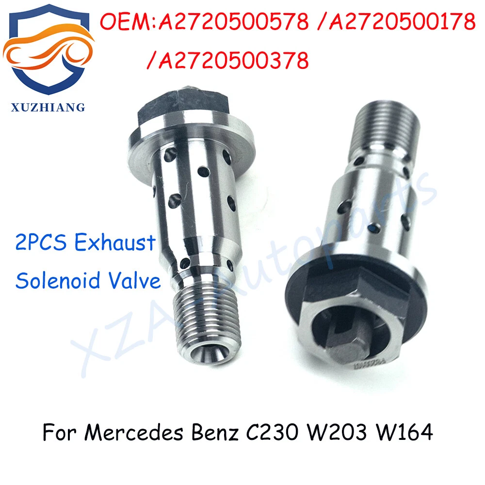 2Pcs Exhaust Camshaft Control Solenoid Valve A2720500578 For  