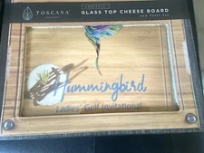Toscana Glass Top Cheese Board