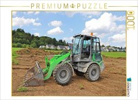 Calvendo Puzzle Wheel Loader | 1000 Pieces, Finished Size 25.2 × 18.9 In (64 × 4