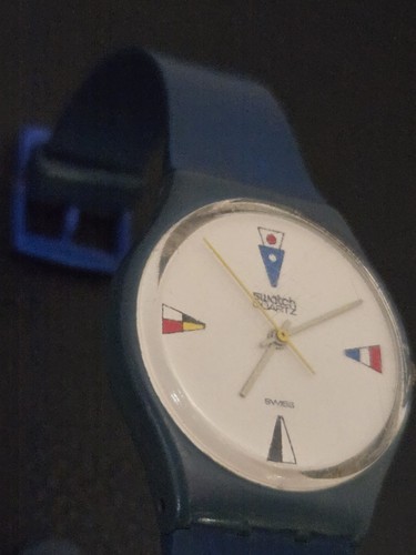 4 FLAGS! Ladies Collectible 1984 Swatch-Withdrawn From Market! VERY RARE! - Picture 5 of 14
