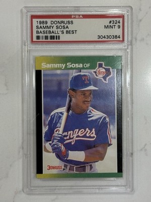 1989 Donruss Baseball's Best - Sammy Sosa #324 (RC)