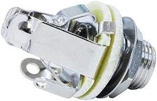 2 Pack of Pure Tone Full-Contact Output Jack for Guitar/Bass, with Mounting Har