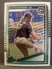 2025 Panini Donruss Optic Rated Prospects Boston Bateman #118 (RC) Padres