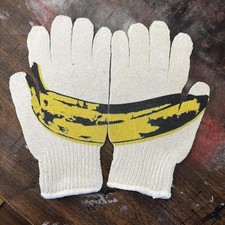 Andy Warhol banana gloves