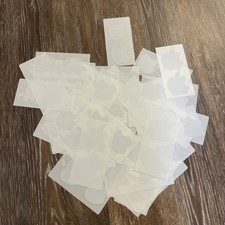 Lot 100pcs Authentic Apple White Logo Sticker Decals iPod iPad iPhone Stickers