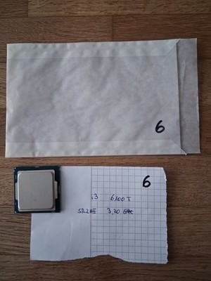 Prozessor Intel i3 6100T gebraucht