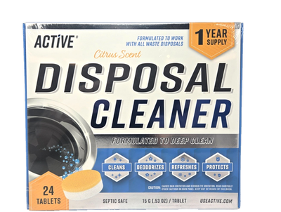 #ad #ad ACTIVE Disposal Cleaner Tablets 24 Count Citrus Scent $16.99