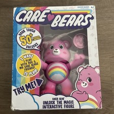NIB Care Bears Cheer Bear 5" Interactive Figure Unlock the Magic