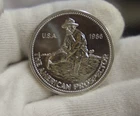 1986 Engelhard 1 oz Prospector Silver Round  Unc.