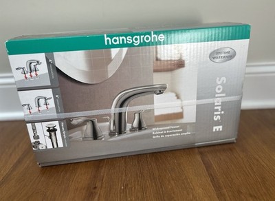 Hansgrohe - Solaris E Widespread Chrome Faucet - Model: 04493000 NEW & SEALED