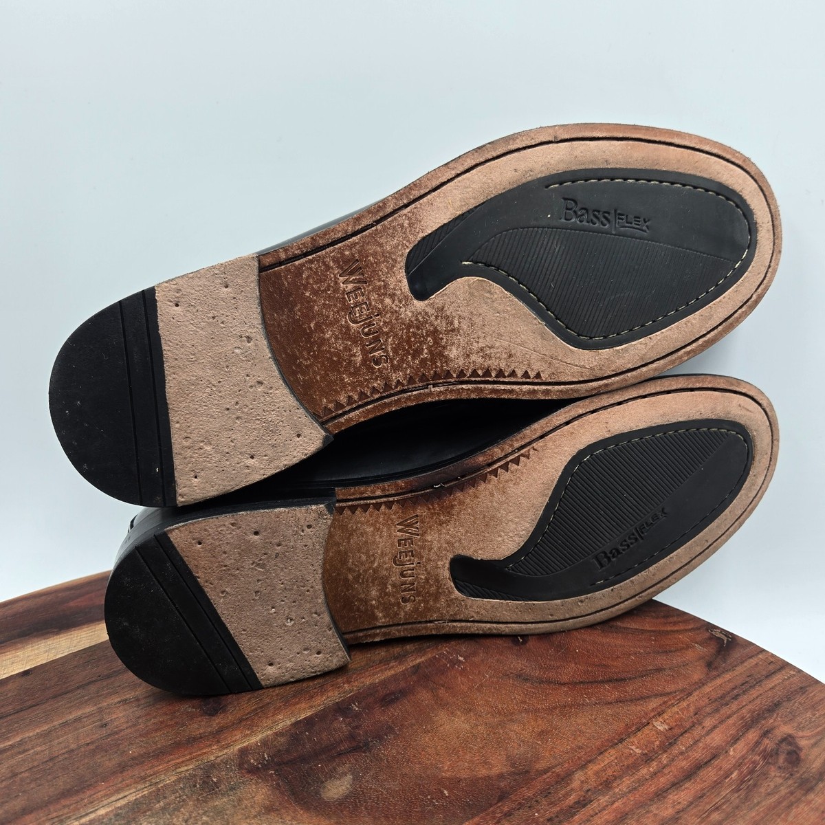 GH Bass Weejuns Stratton Shoes Men 8.5M Brown Leather Kiltie Tasseled Loafer Bass Adams II Men main image 4