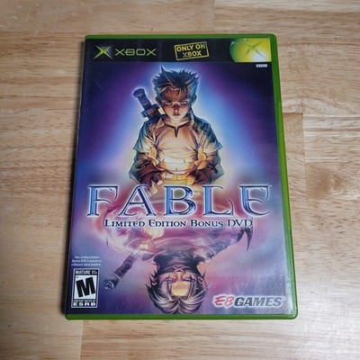 Fable: Limited Edition Bonus DVD Microsoft Xbox No Manual - Tested