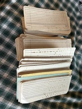 1970s Lot Of (350+) Used Programming Punch Cards #5081 Hackett / Pryor