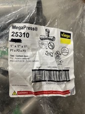 Viega #25310; 1" x 1" x 1" MegaPress Stainless Steel Tee