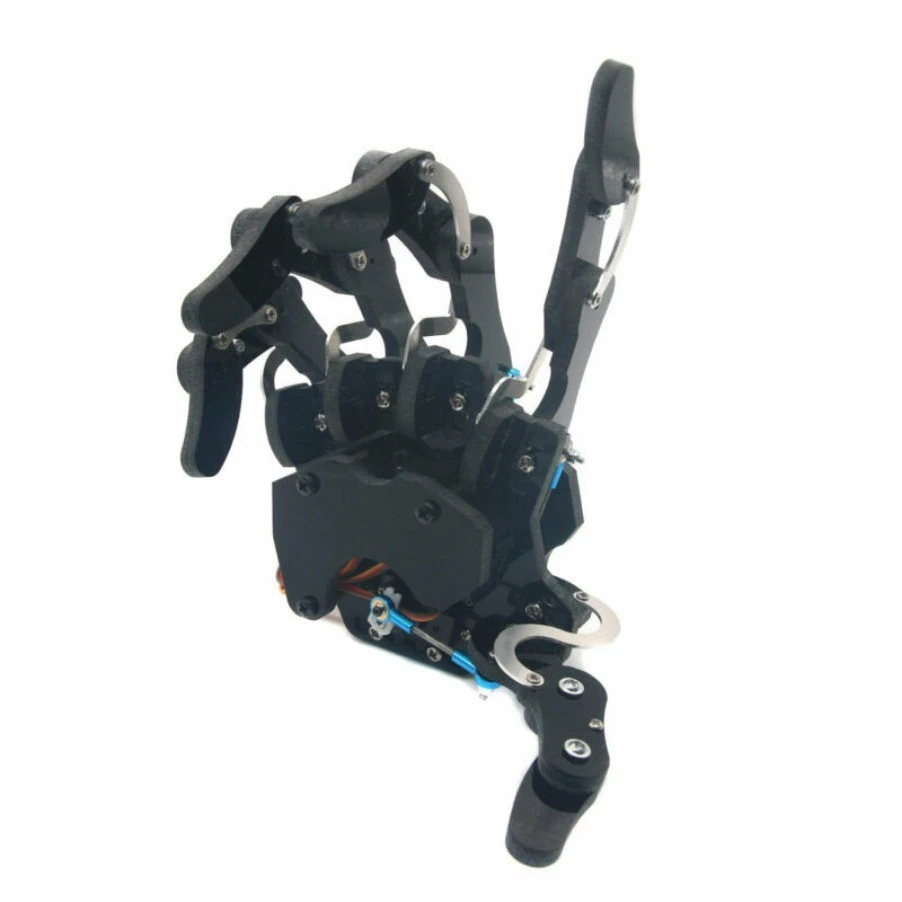 Mechanical Claw Clamper Gripper Arm Robot Right Hand Fingers+Servo DIY Assembled - Image 3 of 4