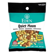 Quiet Moon Nuts Seeds And Dried Fruit 1 Oz (Case Of 12) By Eden Foods