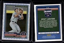2023 Panini Stars & Stripes USA Baseball White #85 Wyatt Langford /99
