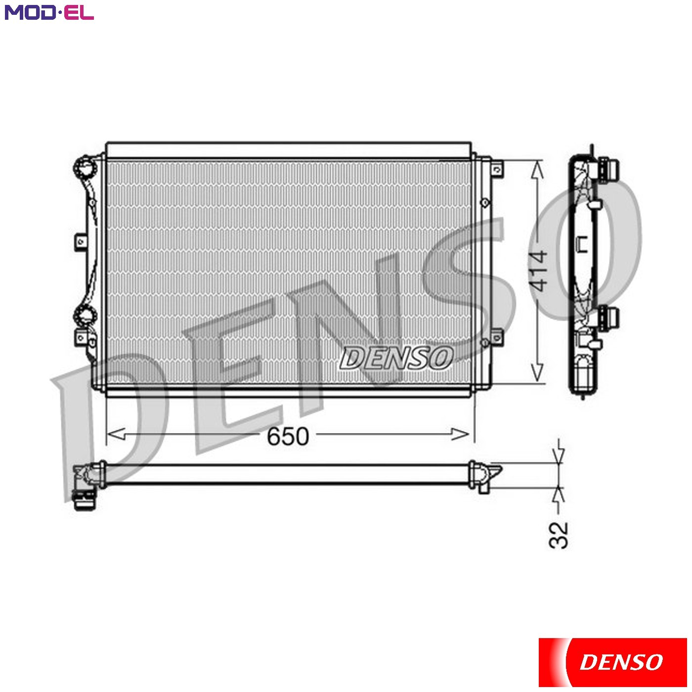 Radiator fits SKODA YETI 5L 1.2 1.4 1.8 09 to 17 Denso Top Quality Guaranteed - Image 31
