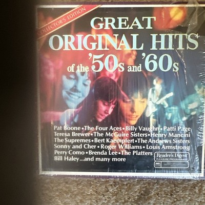 READER'S DIGEST ''GREAT ORIGINAL HITS of the 50s and 60s'' BOX SET 9 LP 
