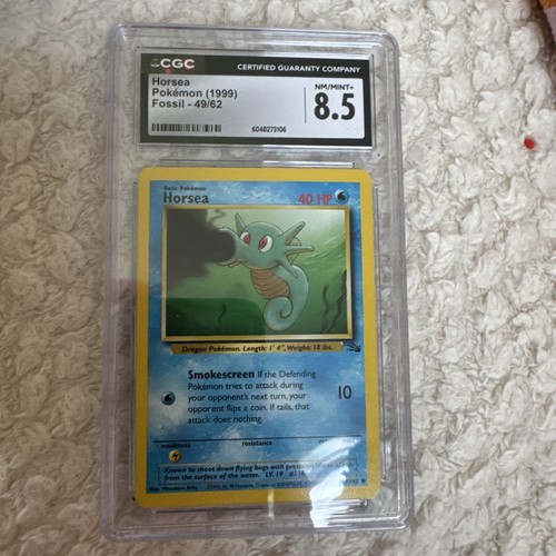 Horsea (1st Edition) graded CGC 8.5 for sale on eBay