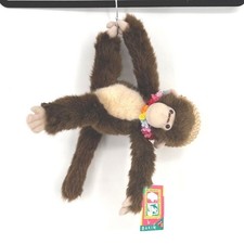 Vintage Dakin 1992 Hawaiian Mango Monkey Plush Stuffed Animal 12"