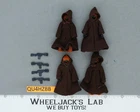 Lot of 4 Jawas 100% Complete Star Wars 1977 Vintage Kenner Figures No REPRO