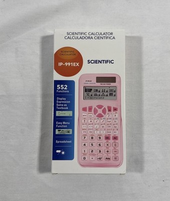 Scientific Calculator IP-991EX 552 Functions Pink New In Box