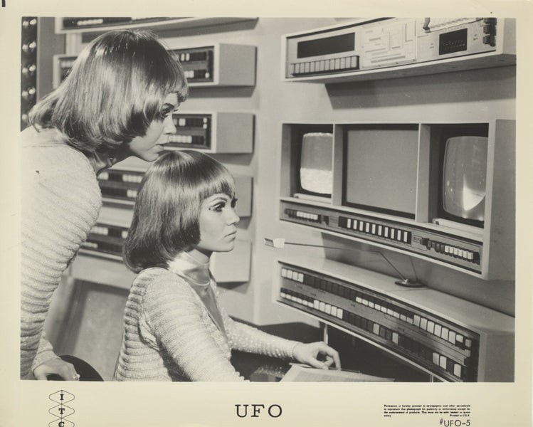 UFO Antonia Ellis Gabrielle Drake Gerry Anderson Original 8x10 Photo 1970 ITC
