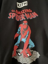 KITH x Spider-Man x Avengers Vintage Crewneck Sweatshirt Size XL