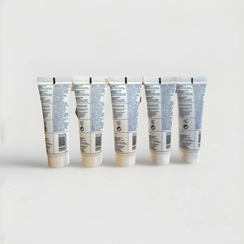 Лот из 5 Korres греческий йогурт предварительные пробиотики пенящийся крем очищающее средство 0,68 унц запечатанный - Изображение 2 из 2