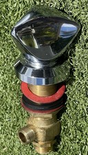 Brass Faucet Valve Assembly Chrome Handle 3/4 x 5/8 NPT New Unused 5.8  