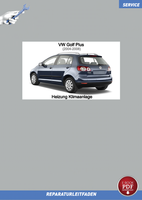 PDF VW Golf 5 Plus (04-08) Reparaturanleitung Heizung Klimaanlage