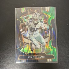PANINI 2025 SELECT CEEDEE LAMB COWBOYS PRIZM CONCOURSE FOOTBALL CARD #98