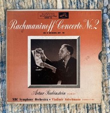 Rachmaninoff Concerto No. 2 In C Minor Op. 18 Arthur Rubinstein 2 x Vinyl 45 RPM