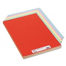 Pacon 5173 Tagboard Paper - 18" X 12" - Blue, Canary, Green, Orange, Pink