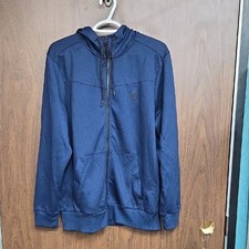 Spyder Size M Navy Full Zip Active Hoodie