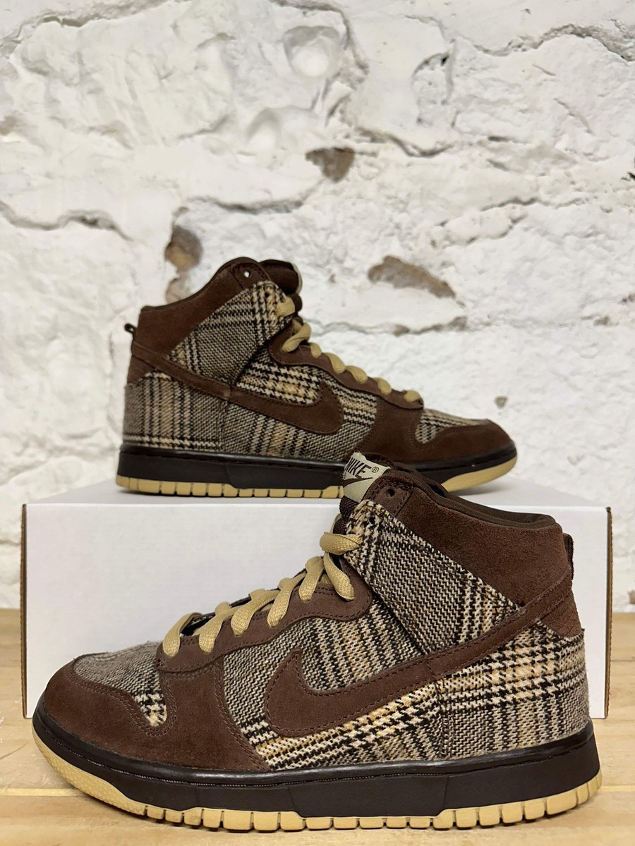 Nike SB Dunk High 'Tweed' Men's Size 8 Pre-owned Sneakers 305050