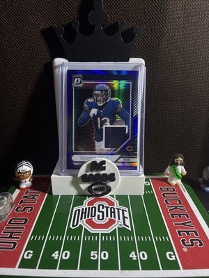 2024 Panini Donruss Optic - Donruss Threads Keenan Allen Blue Hyper Prizm (MEM)