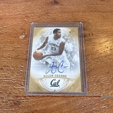 2013-14 SP Authentic Allen Crabbe Gold On Card Rookie Auto Cal SP MS1. rookie card picture