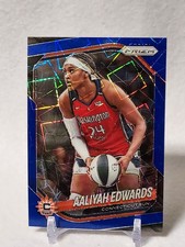 AALIYAH EDWARDS - 2025 WNBA Prizm #94 [Blue Velocity] Washington Mystics