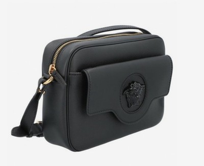Versace La Medusa Designer Handtasche Schwarz   NEU   Original mit Staubbeutel