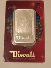 2024 Pamp Suisse Diwali Lakshmi and Peacocks 1 oz Silver Bar Assay Card