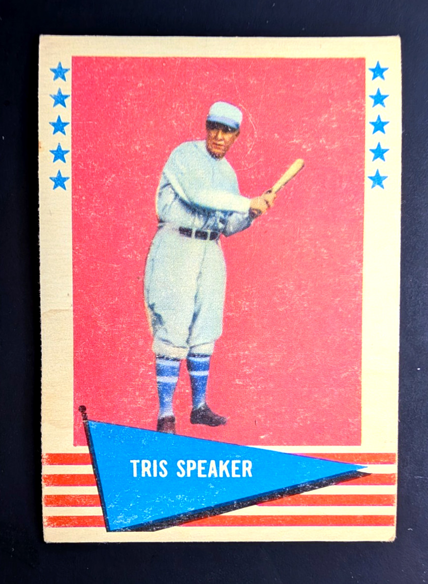 Tris Speaker #79 1961 Fleer Baseball Greats
