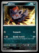 Zorua 31/64 Pokemon Card Shrouded Fable Common 70 HP Near Mint TK
